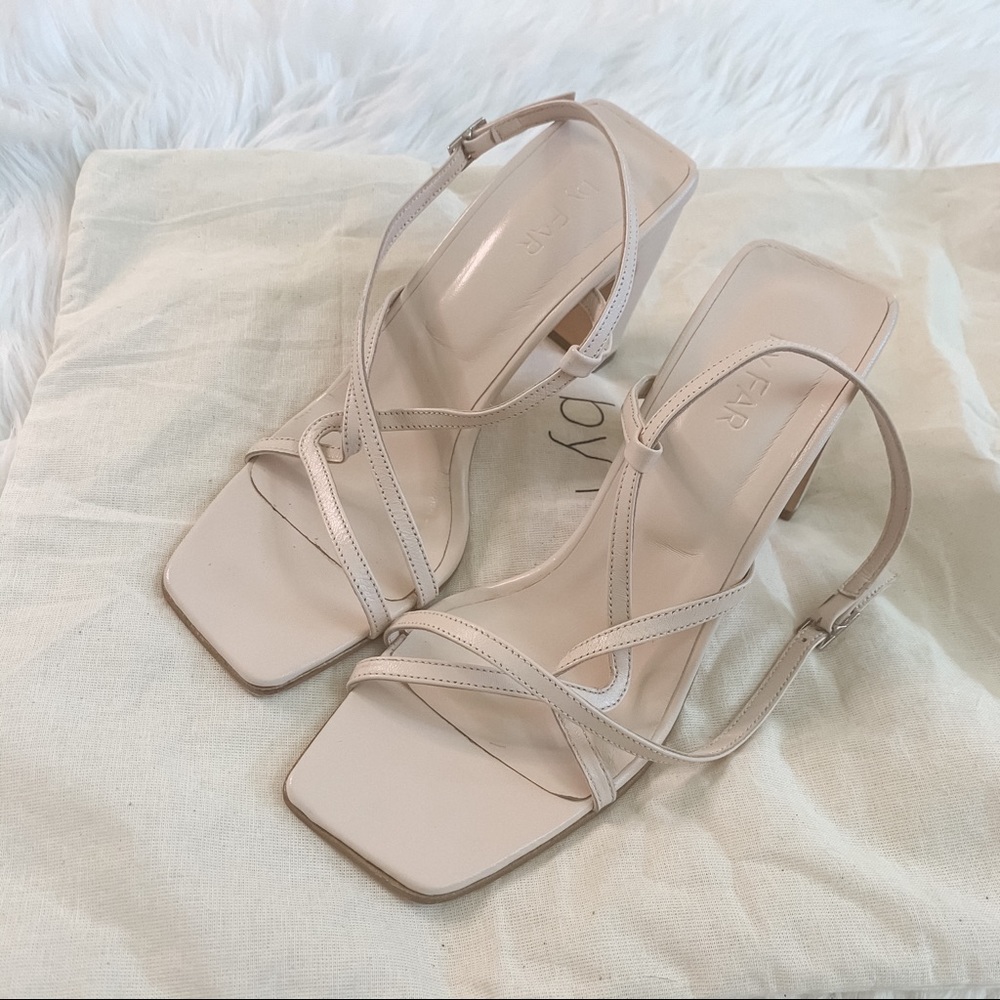 By Far Leather Slingback Carrie sandal - Picture 1 of 6